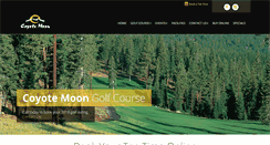 Desktop Screenshot of coyotemoongolf.com